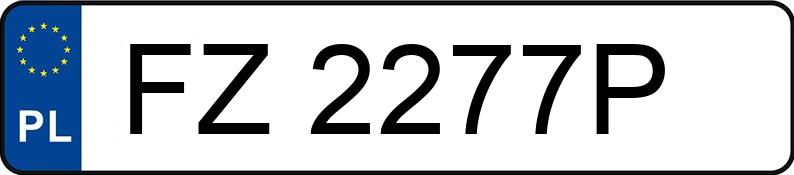 Numer rejestracyjny FZ 2277P posiada PEUGEOT 308 1.6 MR`07 E4 Premium Grand Prix 120 Aut. - FZ2277P