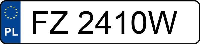 Numer rejestracyjny FZ 2410W posiada BMW 316 I - FZ2410W