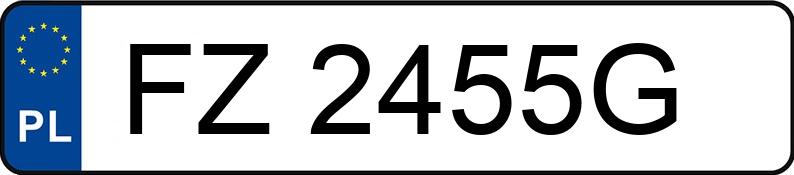 Numer rejestracyjny FZ 2455G posiada VOLKSWAGEN PASSAT - FZ2455G