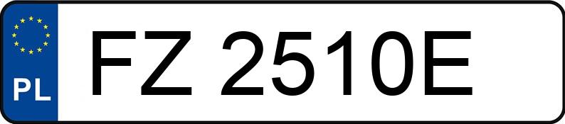 Numer rejestracyjny FZ 2510E posiada TOYOTA Corolla Hatchback 1.4 MR`00 E3 Linea Terra - FZ2510E