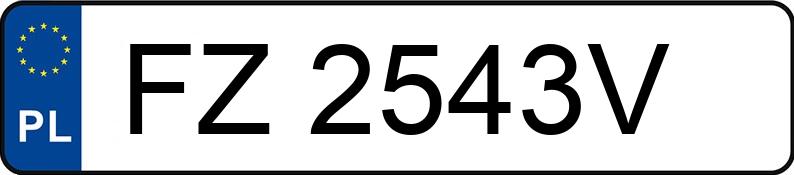 Numer rejestracyjny FZ 2543V posiada MITSUBISHI ASX - FZ2543V Numer rejestracyjny FZ 2543V posiada MITSUBISHI ASX - FZ2543V
