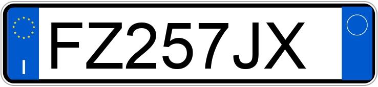 Numer rejestracyjny FZ257JX posiada JEEP Compass 2a serie