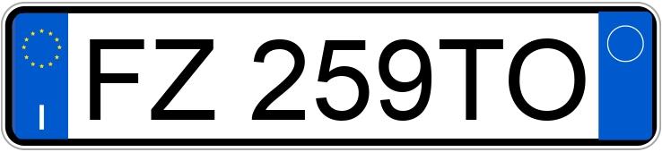 Numer rejestracyjny FZ259TO posiada woltsvagen troc