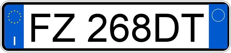 Numer rejestracyjny FZ268DT posiada FORD Galaxy 2a serie