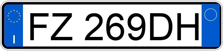 Numer rejestracyjny FZ269DH posiada TOYOTA Aygo 2a serie Numer rejestracyjny FZ269DH posiada TOYOTA Aygo 2a serie