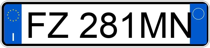 Numer rejestracyjny FZ281MN posiada KIA XCeed