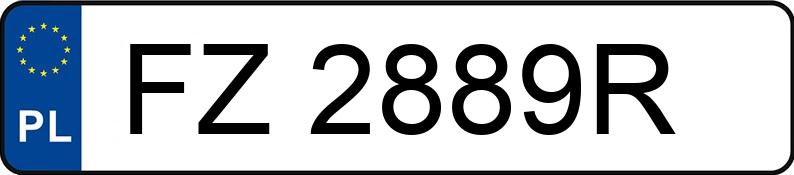 Numer rejestracyjny FZ 2889R posiada ALFA ROMEO 147 - FZ2889R