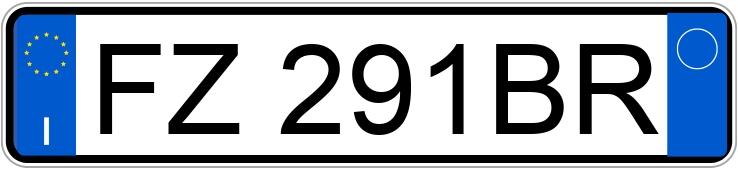 Numer rejestracyjny FZ291BR posiada AUDI A1 2a serie