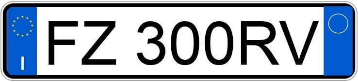 Numer rejestracyjny FZ300RV posiada BMW X4