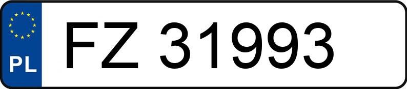 Numer rejestracyjny FZ 31993 posiada OPEL Vectra A 1.6i GL - FZ31993 Numer rejestracyjny FZ 31993 posiada OPEL Vectra A 1.6i GL - FZ31993