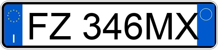 Numer rejestracyjny FZ346MX posiada FIAT 500L Numer rejestracyjny FZ346MX posiada FIAT 500L