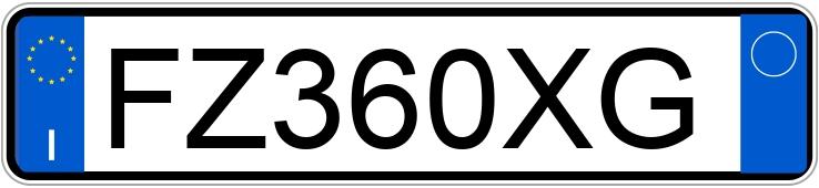 Numer rejestracyjny FZ360XG posiada SUZUKI Jimny 4a serie