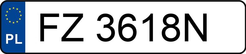 Numer rejestracyjny FZ 3618N posiada MERCEDES-BENZ AMG GT - FZ3618N