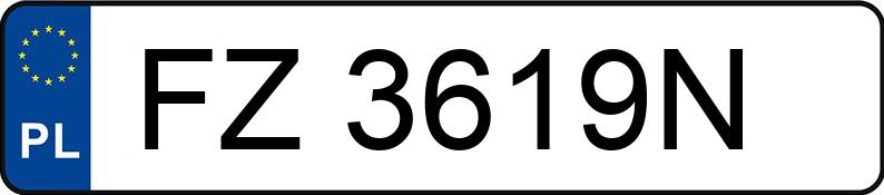 Numer rejestracyjny FZ 3619N posiada MERCEDES-BENZ ACTROS 963-4-A - FZ3619N