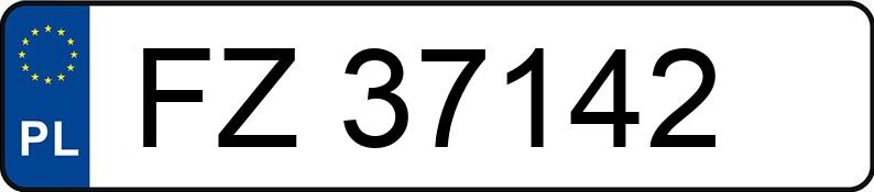 Numer rejestracyjny FZ 37142 posiada FORD FUSION - FZ37142 Numer rejestracyjny FZ 37142 posiada FORD FUSION - FZ37142