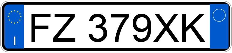 Numer rejestracyjny FZ379XK posiada Toyota Avensis