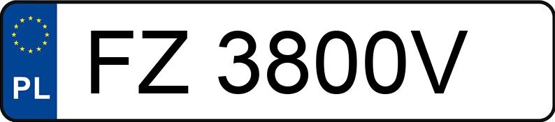 Numer rejestracyjny FZ 3800V posiada BMW 320D - FZ3800V Numer rejestracyjny FZ 3800V posiada BMW 320D - FZ3800V