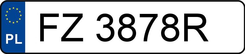 Numer rejestracyjny FZ 3878R posiada MERCEDES-BENZ S 350 - FZ3878R