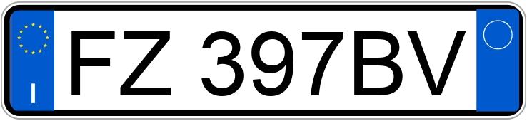 Numer rejestracyjny FZ397BV posiada VOLKSWAGEN Golf 7a serie