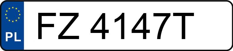 Numer rejestracyjny FZ 4147T posiada LEXUS RX350H - FZ4147T