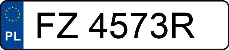 Numer rejestracyjny FZ 4573R posiada AUDI Q5 - FZ4573R