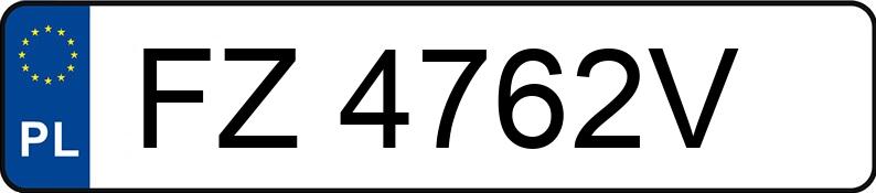 Numer rejestracyjny FZ 4762V posiada MERCEDES-BENZ A 180 - FZ4762V