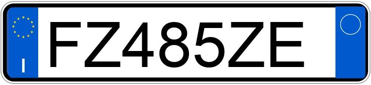 Numer rejestracyjny FZ485ZE posiada VOLKSWAGEN Polo 6a serie