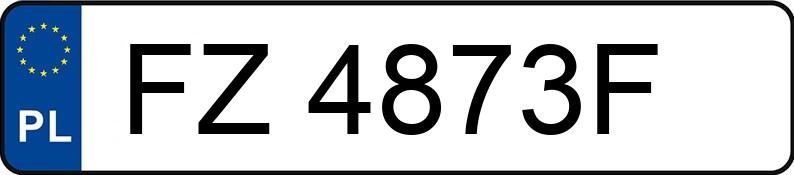 Numer rejestracyjny FZ 4873F posiada PEUGEOT 307 2.0 MR`01 E3 XS - FZ4873F