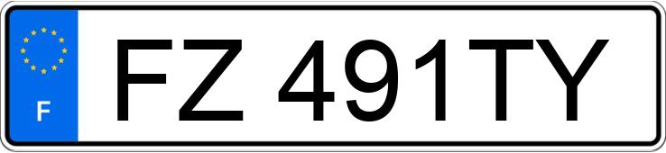 Numer rejestracyjny FZ491TY posiada CITROEN C3 III