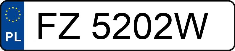 Numer rejestracyjny FZ 5202W posiada BMW 330 Diesel Mild Hybrid MR`22 E6d/e G20 xDrive Steptronic - FZ5202W