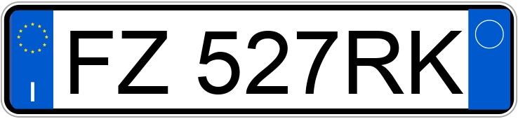 Numer rejestracyjny FZ527RK posiada RENAULT Captur 1a serie