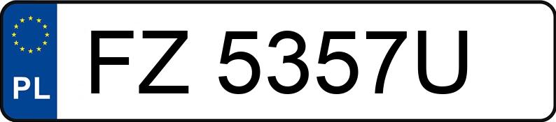 Numer rejestracyjny FZ 5357U posiada VOLVO V40 - FZ5357U Numer rejestracyjny FZ 5357U posiada VOLVO V40 - FZ5357U