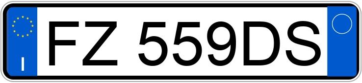 Numer rejestracyjny FZ559DS posiada FORD Kuga 2a serie