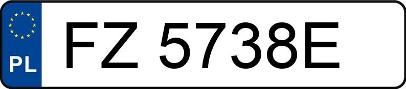 Numer rejestracyjny FZ 5738E posiada HYUNDAI I30 - FZ5738E