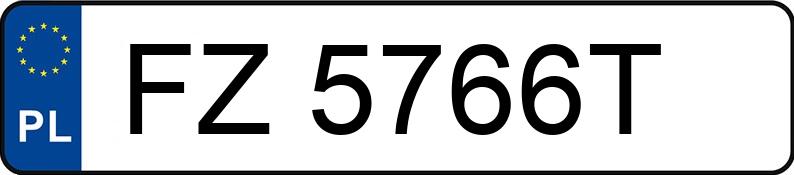 Numer rejestracyjny FZ 5766T posiada NISSAN Note 1.4 MR`06 E4 Acenta - FZ5766T