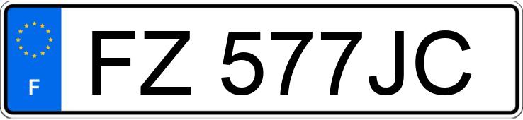 Numer rejestracyjny FZ577JC posiada BMW SERIE 1 III