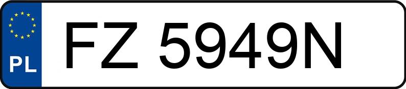 Numer rejestracyjny FZ 5949N posiada VOLKSWAGEN GOLF - FZ5949N Numer rejestracyjny FZ 5949N posiada VOLKSWAGEN GOLF - FZ5949N