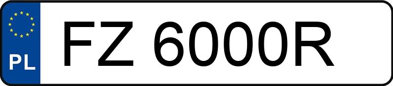 Numer rejestracyjny FZ 6000R posiada MERCEDES-BENZ S 680 MAYBACH R2S - FZ6000R