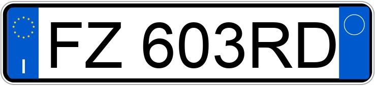 Numer rejestracyjny FZ603RD posiada SUZUKI Jimny 4a serie