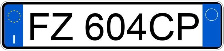 Numer rejestracyjny FZ604CP posiada MERCEDES Classe A