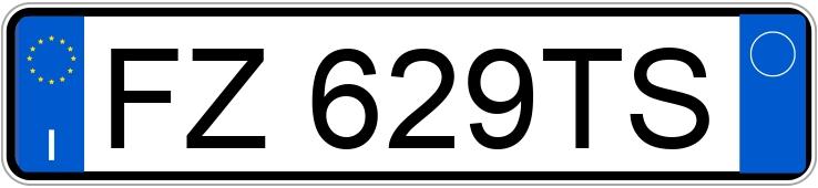 Numer rejestracyjny FZ629TS posiada FIAT 500X Numer rejestracyjny FZ629TS posiada FIAT 500X