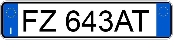 El número de registro FZ643AT tiene MERCEDES-BENZ A 180 D