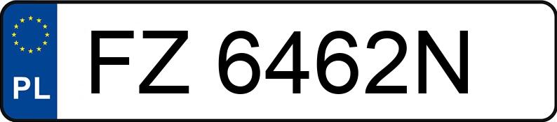 Numer rejestracyjny FZ 6462N posiada BMW 530D - FZ6462N Numer rejestracyjny FZ 6462N posiada BMW 530D - FZ6462N