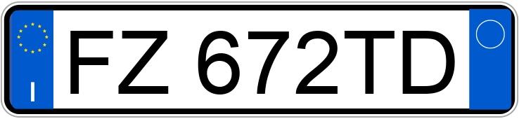 Numer rejestracyjny FZ672TD posiada SUBARU BRZ 1a serie