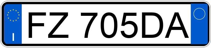 Numer rejestracyjny FZ705DA posiada VOLKSWAGEN T-Roc 1a serie