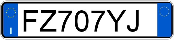 Numer rejestracyjny FZ707YJ posiada AUDI Q5 2a serie