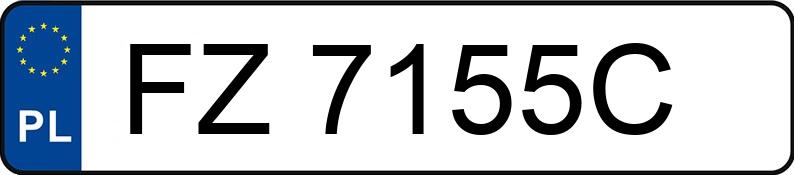 Numer rejestracyjny FZ 7155C posiada VOLKSWAGEN GOLF - FZ7155C