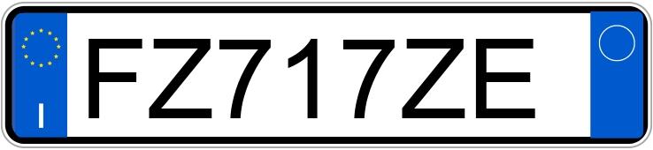 Numer rejestracyjny FZ717ZE posiada AUDI Q3 2a serie