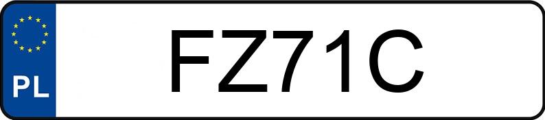 Numer rejestracyjny FZ 71C posiada SAAB 96 V4 - FZ71C