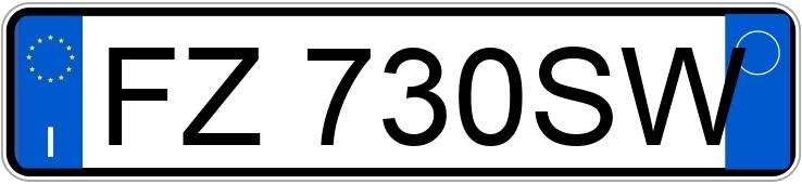 Numer rejestracyjny FZ730SW posiada RENAULT Clio 4a serie